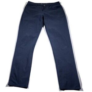 Vuori Pants Mens Blue Meta Performance Stretch Chino Golf Straight Leg Sz 30